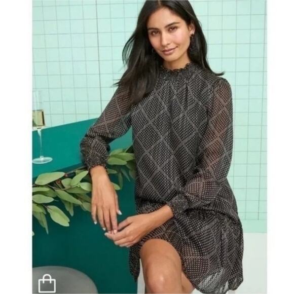 NWT J.Crew Ruffle Tiered Mini Dress Size L - Picture 8 of 13